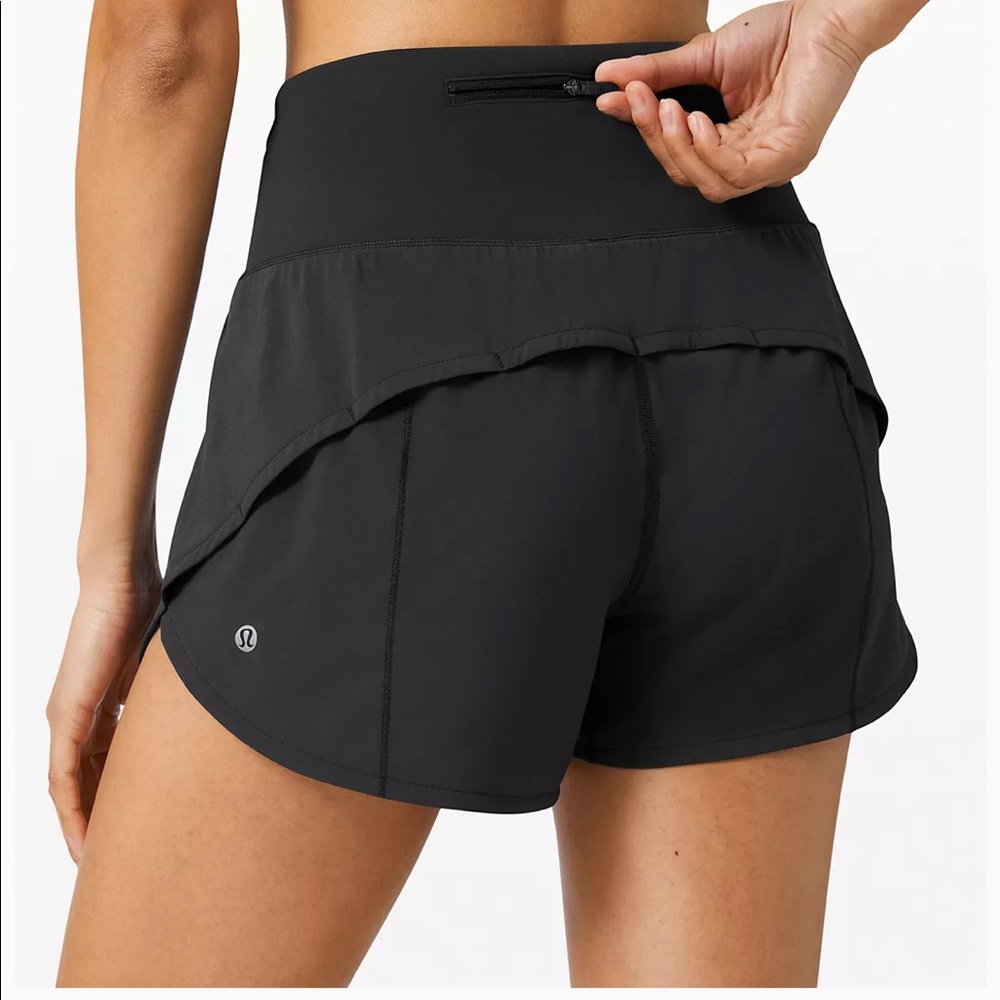 lulu speed up shorts- 4inch